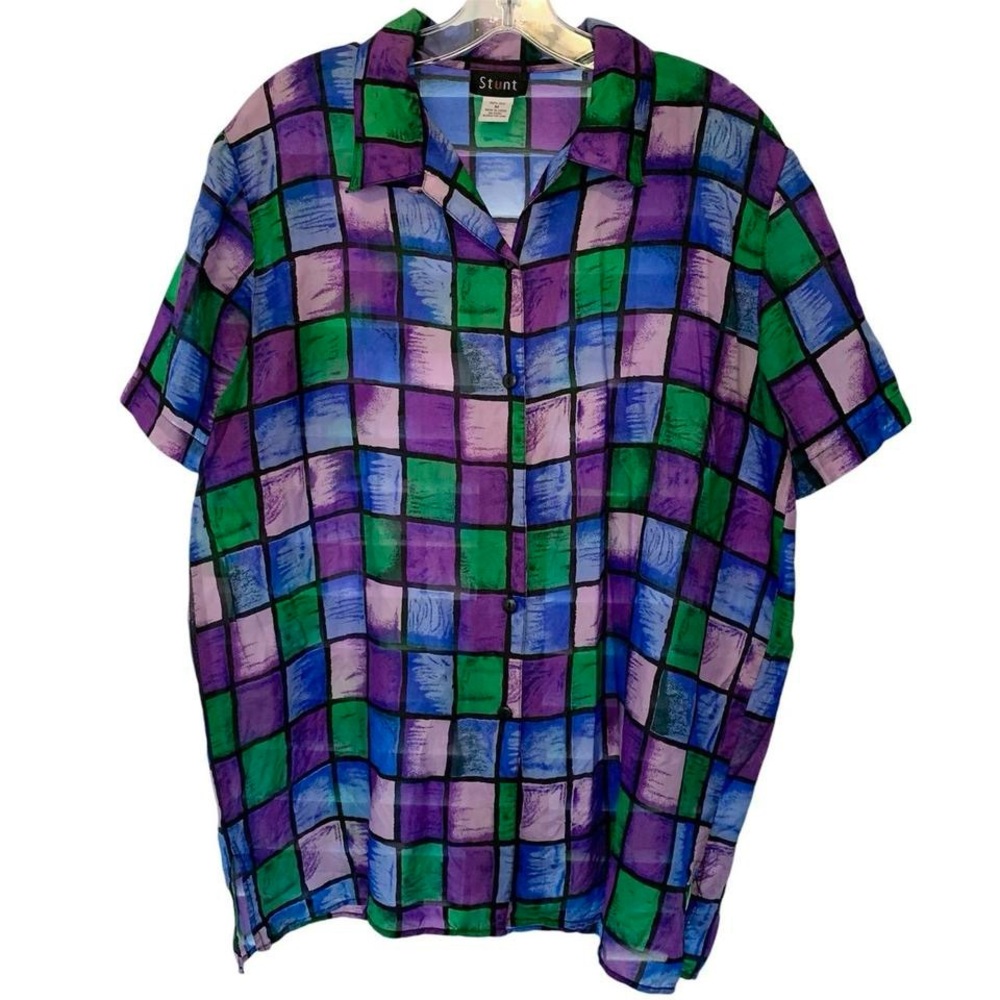 Vintage Stunt Checkered Shirt